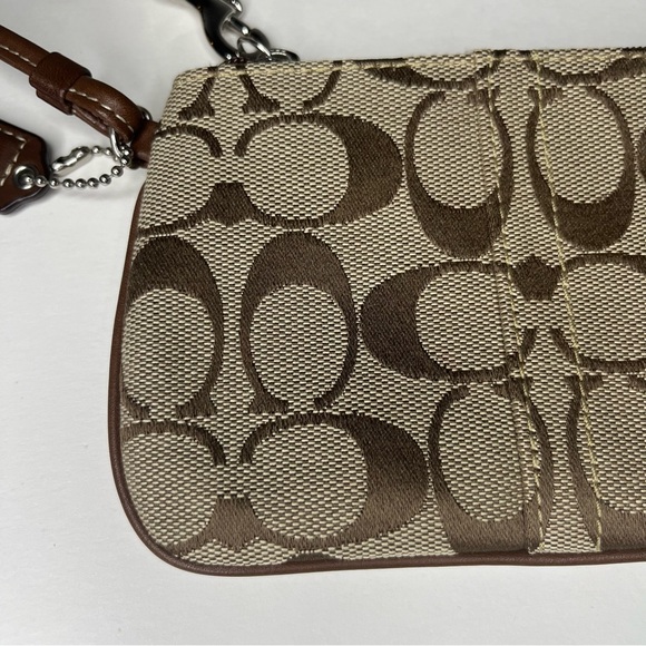 Brown Coach Wristlet - Picture 3 of 6